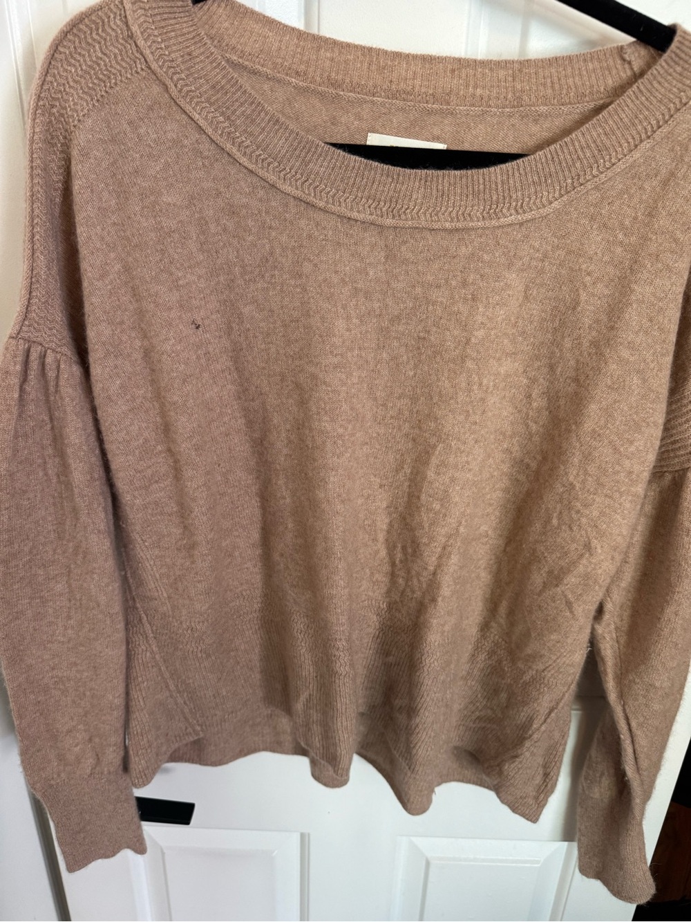 Maeve Dusty Taupe Crewneck Sweater